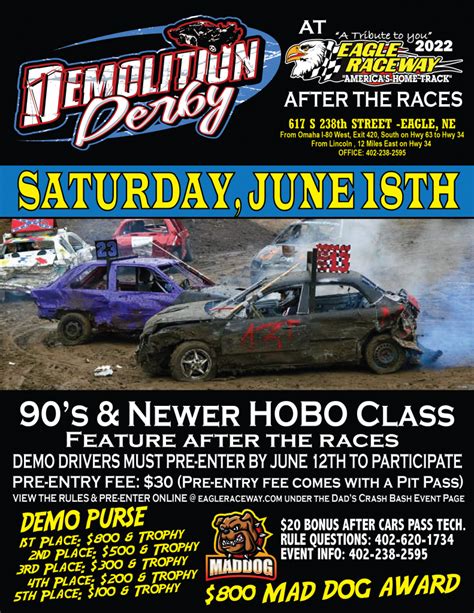 Full Schedule – Eagle Raceway