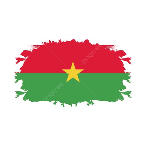 Burkina Faso Flag Transparent Background Design Hd Images, Burkina Faso Flag Brush, Burkina Faso ...