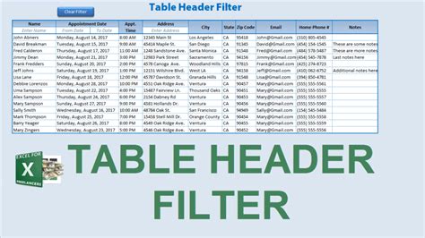 Download Your Free Excel Table Header Workbook Here – Excel For Freelancers