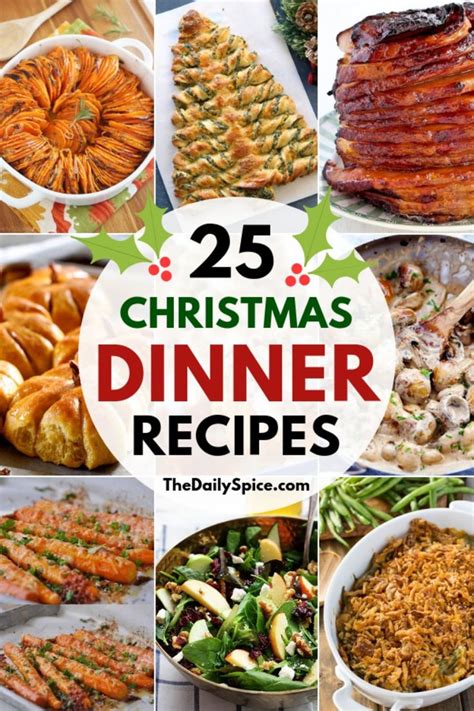 25 Delicious Christmas Dinner Recipes: Dinner Ideas - The Daily Spice ...