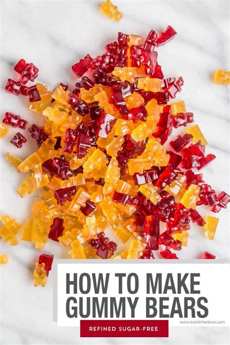 Homemade Gummy Bears Recipe - My Kitchen Love