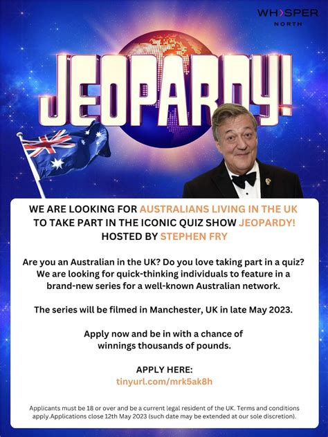 Jeopardy! UK & AUS Casting (@jeopardycasting) / Twitter