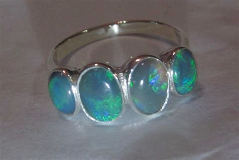 Opal rings Guaranteed 100% all natural Australian opals in the ring.