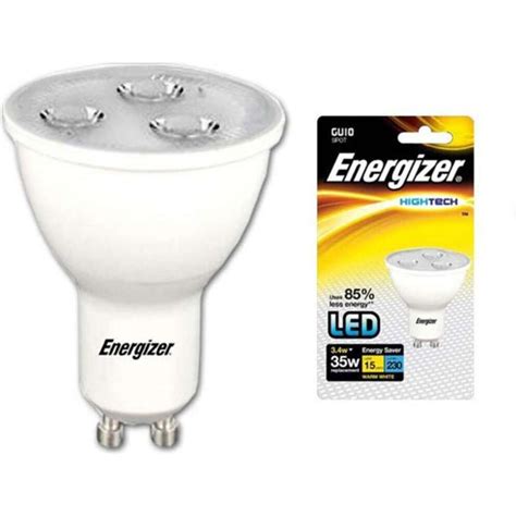 Energizer Led Gu10 Warm White Light Globe 3.4W | Woolworths