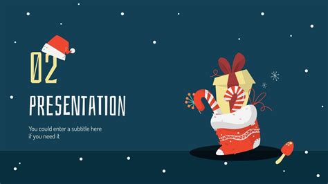 Christmas Presents Google Slides Theme and PPT Template