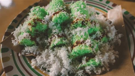 Traditional Cake from Indonesia Named Kue Putu Stock Image - Image of ...