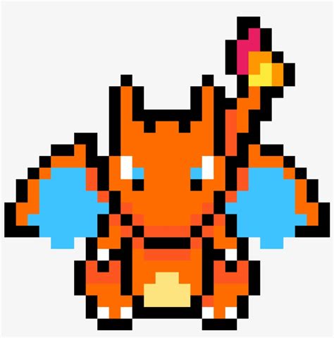 Charizard Pokemon Pixel Art Charizard Clipart 2053189 Pinclipart ...