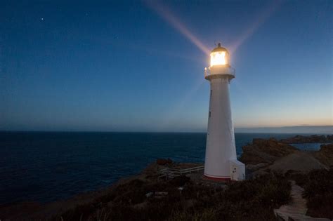 Castlepoint lighthouse at night - Ed O'Keeffe Photography