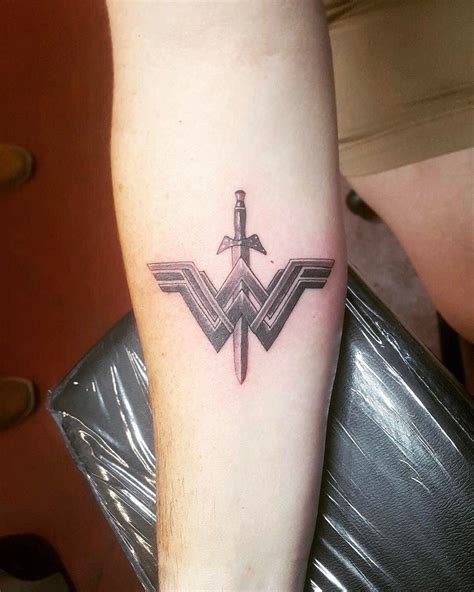 Wonder Woman Logo Tattoo