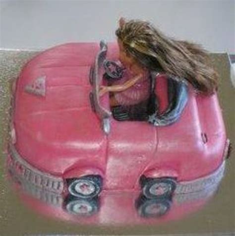 Pink Bratz Car Cake - CakeCentral.com