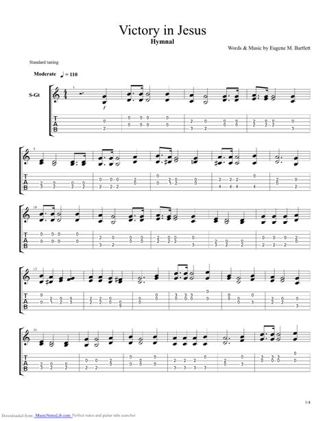 Victory In Jesus Chords Piano | Chord Piano PDF