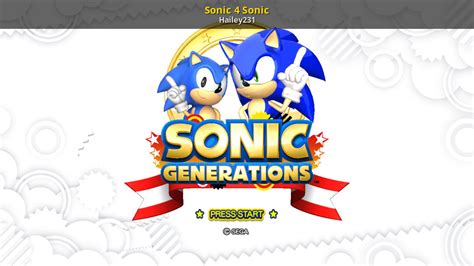 Sonic 4 Sonic [Sonic Generations (2011)] [Mods]