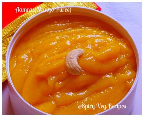 Aamras Mango Puree Recipe | Foodwhirl