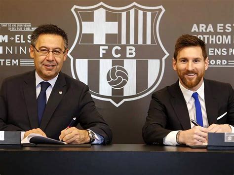 Lionel Messi Extends Barcelona Contract Until 2021 | Football News