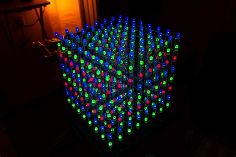 RGB LED Cube | 0x7D.com