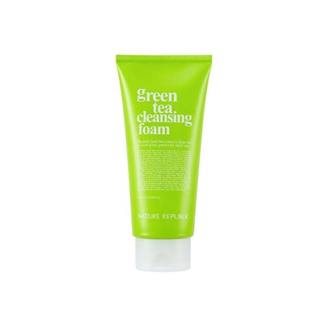 Daily Fresh Green Tea Cleansing Foam - Nature Republic Maroc