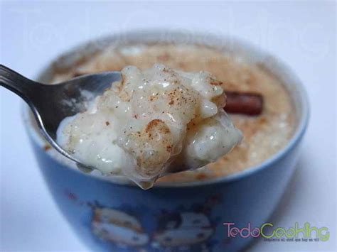 Arroz con leche cremoso. Receta muy fácil de preparar