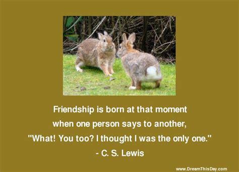 C. S. Lewis Quotes - Friendship Quotes by C. S. Lewis