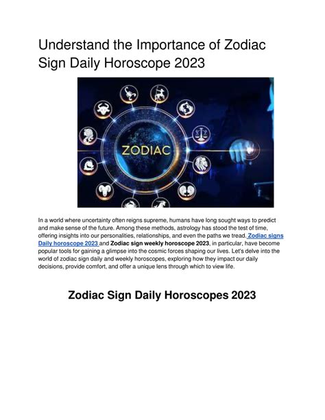 PPT - zodiac sings horoscope 2023 PowerPoint Presentation, free ...