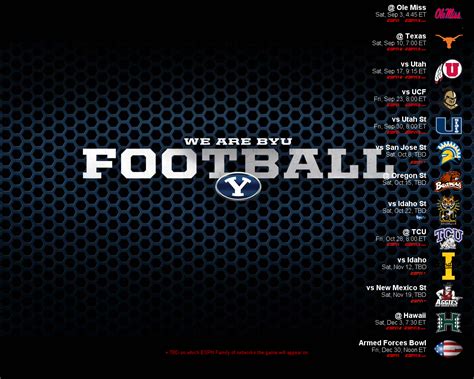 2011 BYU Football Schedule wallpaper