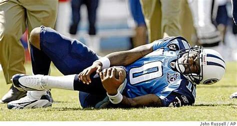 NFL Injuries: Vince Young hurts knee, on crutches - SFGate