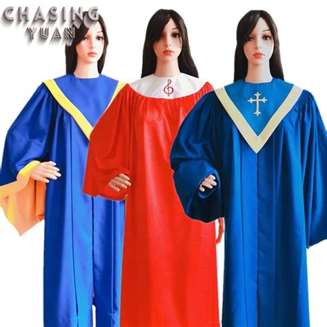 Unisex Modern Church Choir Robes Designs With A Reversible Stole - Buy Choir Robe,Modern Choir ...