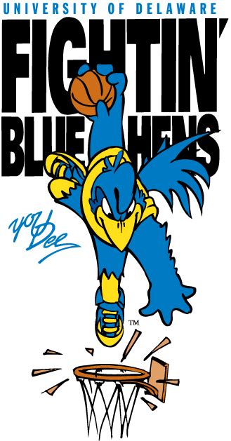 Delaware Blue Hens Mascot Logo - NCAA Division I (d-h) (NCAA d-h) - Chris Creamer's Sports Logos ...