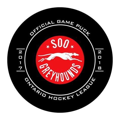 OHL SOO Greyhounds Official Game Puck (Season 2017-2018) - Soo#2 – Ogre ...