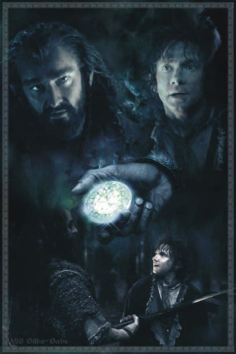 Thorin, Bilbo and the Arkenstone by LadyCyrenius on deviantART Hobbit Art, O Hobbit, Thorin ...