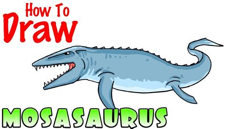 How To Draw A Mosasaurus