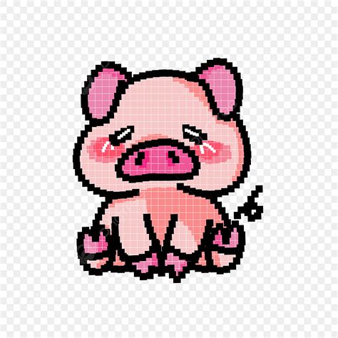 Pork Animal Clipart Hd PNG, Cute Pork Pixel Art Animals, Cute, Piglet, Pixel Art PNG Image For ...