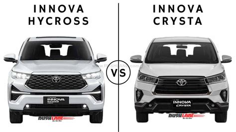 New Toyota Innova HyCross Vs Old Innova Crysta - Specs, Photos