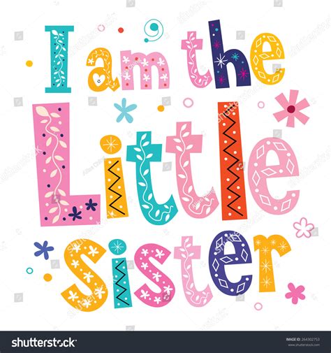 Little Sister Stock Vector (Royalty Free) 264302753 | Shutterstock