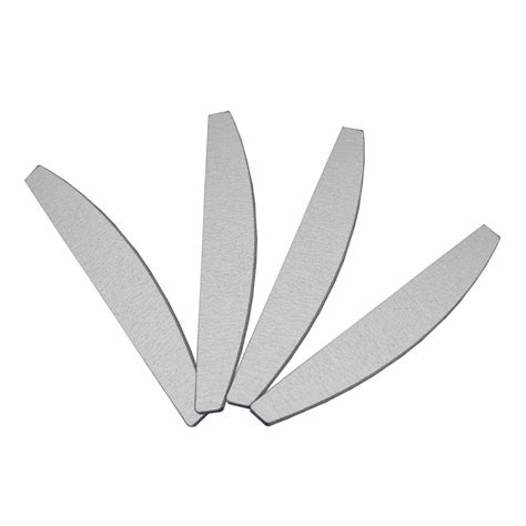 50 pcs Grit Professional Nail Files Nail Buffer Buffing Slim Crescent Grit Nail Beauty File ...