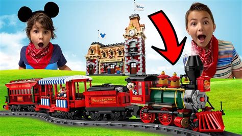 LEGO Disney Train and Station: Full Build and Review - YouTube