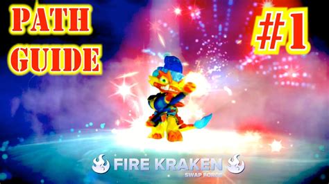 Skylanders Swap Force - Fire Kraken Path Guide #1 - YouTube