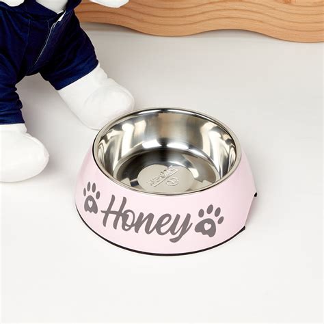 Custom Name Pet Bowl personalized Metal Dog Bowlfood - Etsy