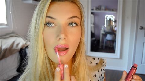 ASMR Doing My Makeup ♡ - YouTube