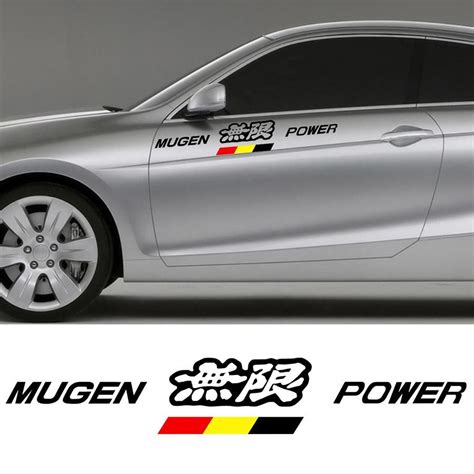 Promotional goods 3D Mugen Power Honda Car Racing Sport Stickers Resin Set Badge Emblem Decal ...