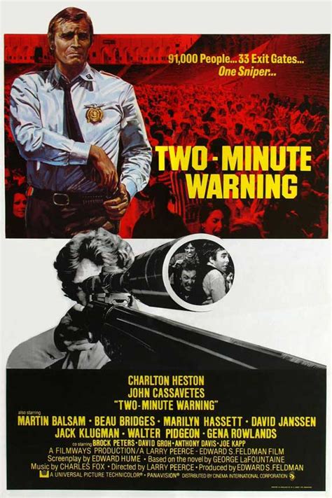 Two Minute Warning Movie Posters From Movie Poster Shop