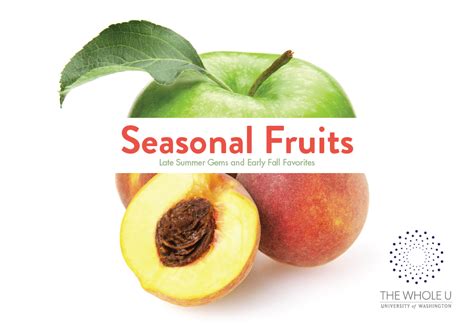 Seasonal Fruits: Late Summer Gems & Early Fall Favorites | The Whole U