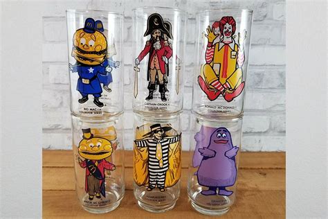 Vintage McDonald's Glasses Unique Collectable Gifts