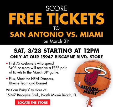 Party City Miami Heat Tickets Contest (North Miami Beach ) | Jeff Eats