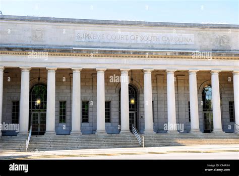 Supreme Court at Columbia South Carolina Buildings Statues and Landmarks on the State Capitol ...