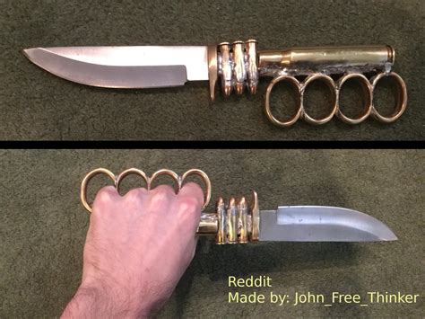 Homemade Trench Art Trench Knife : r/mallninjashit