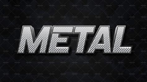 Metal Text Effect - Graphics | Motion Array