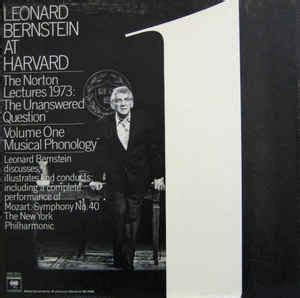 Leonard Bernstein - Leonard Bernstein At Harvard - The Norton Lectures ...