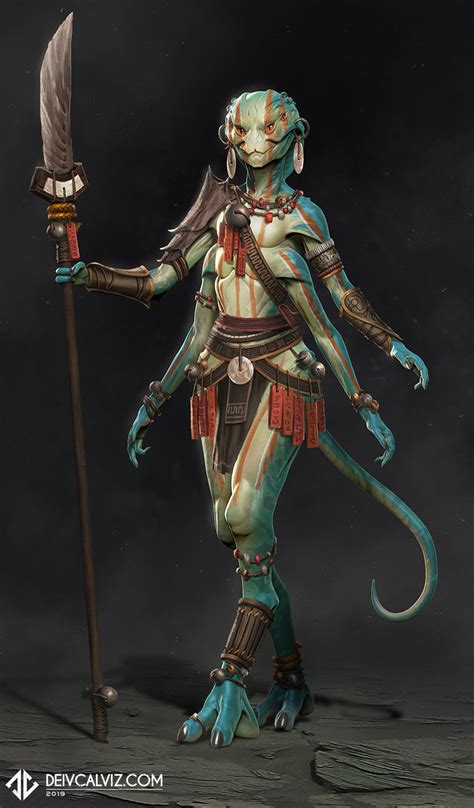 Tribal Alien Race Design by DeivCalviz | Concept Art | 2D | CGSociety ...