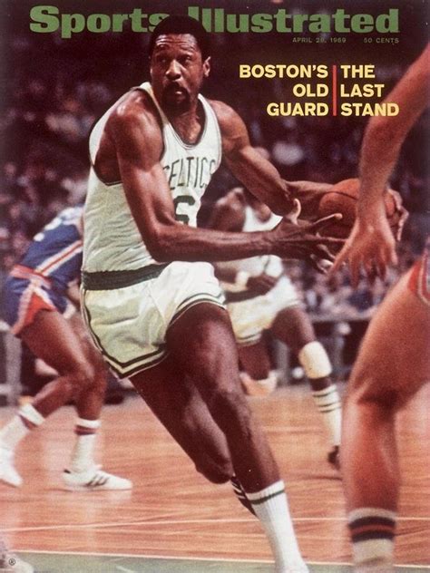 Boston Celtics Bill Russell, 1969 Nba Eastern Division Sports Illustrated Cover by Sports ...