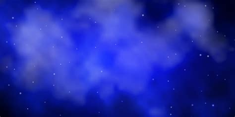 Dark BLUE vector layout with bright stars. 2937981 Vector Art at Vecteezy